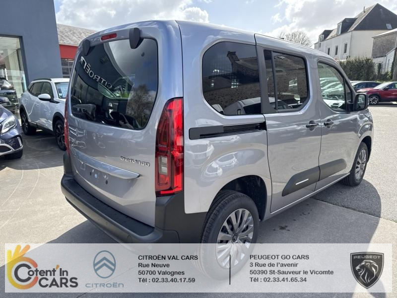 Citroën Berlingo (3) Taille M - 1.5 BlueHDi 130ch S&S PLUS EAT8 5 places N1