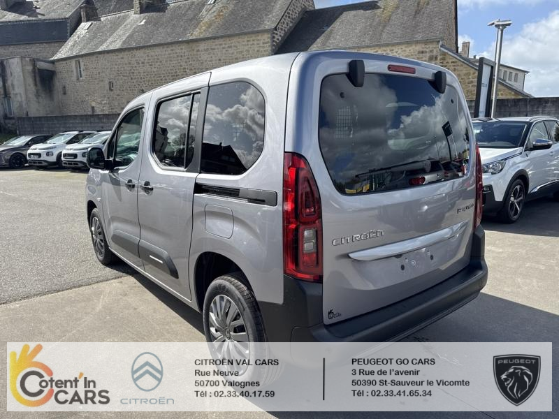Citroën Berlingo (3) Taille M - 1.5 BlueHDi 130ch S&S PLUS EAT8 5 places N1