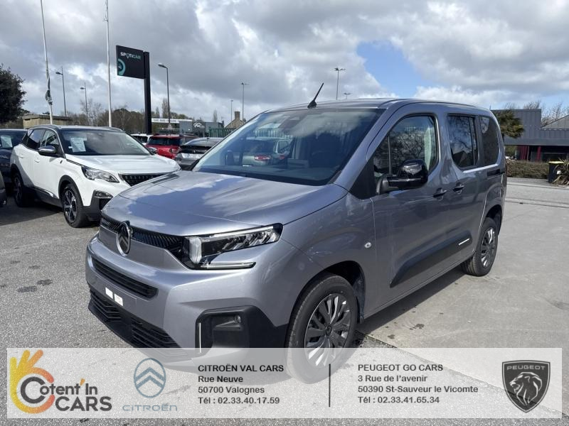 Citroën Berlingo (3) Taille M - 1.5 BlueHDi 130ch S&S PLUS EAT8 5 places N1