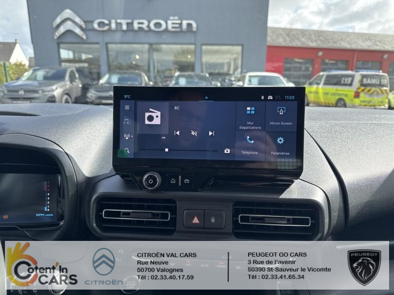 Citroën Berlingo (3) Taille M - 1.5 BlueHDi 130ch S&S PLUS EAT8 5 places N1