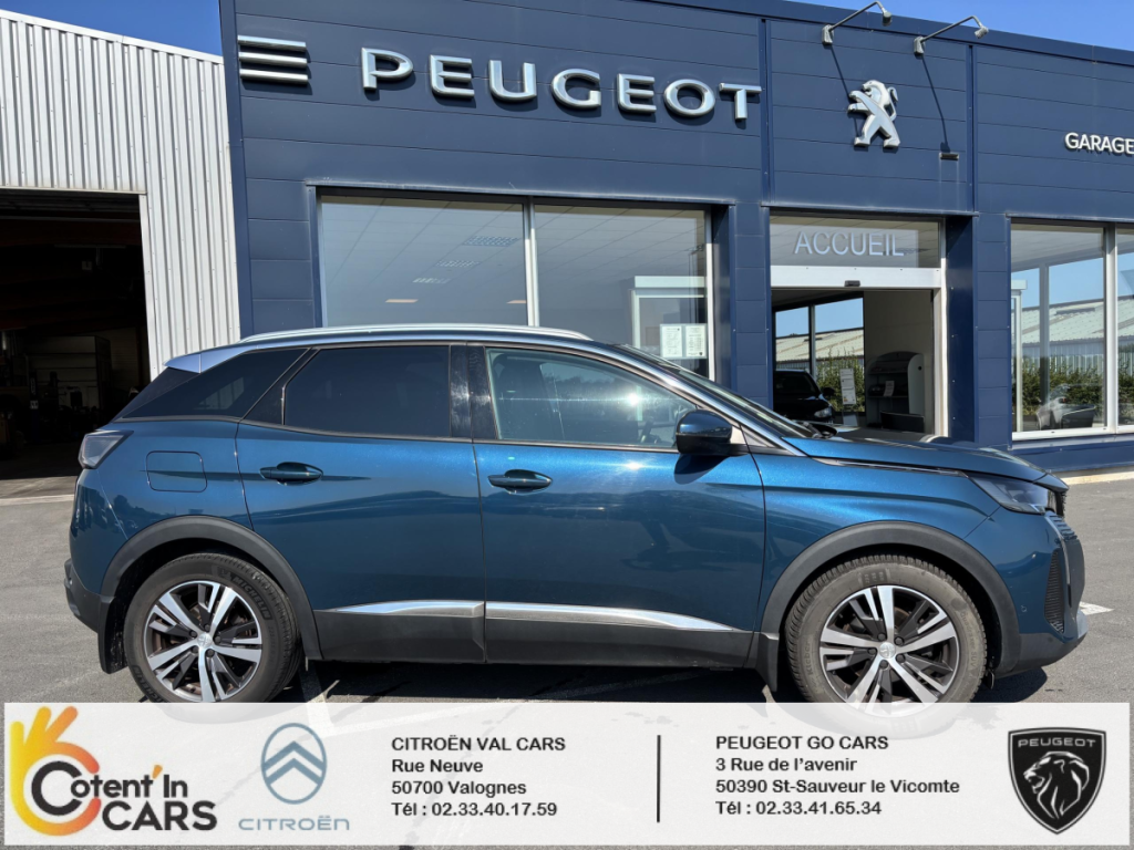 Peugeot 3008 BlueHDi 130 S&S EAT8 Allure 5 portes  (juin 2021) (co2 135)