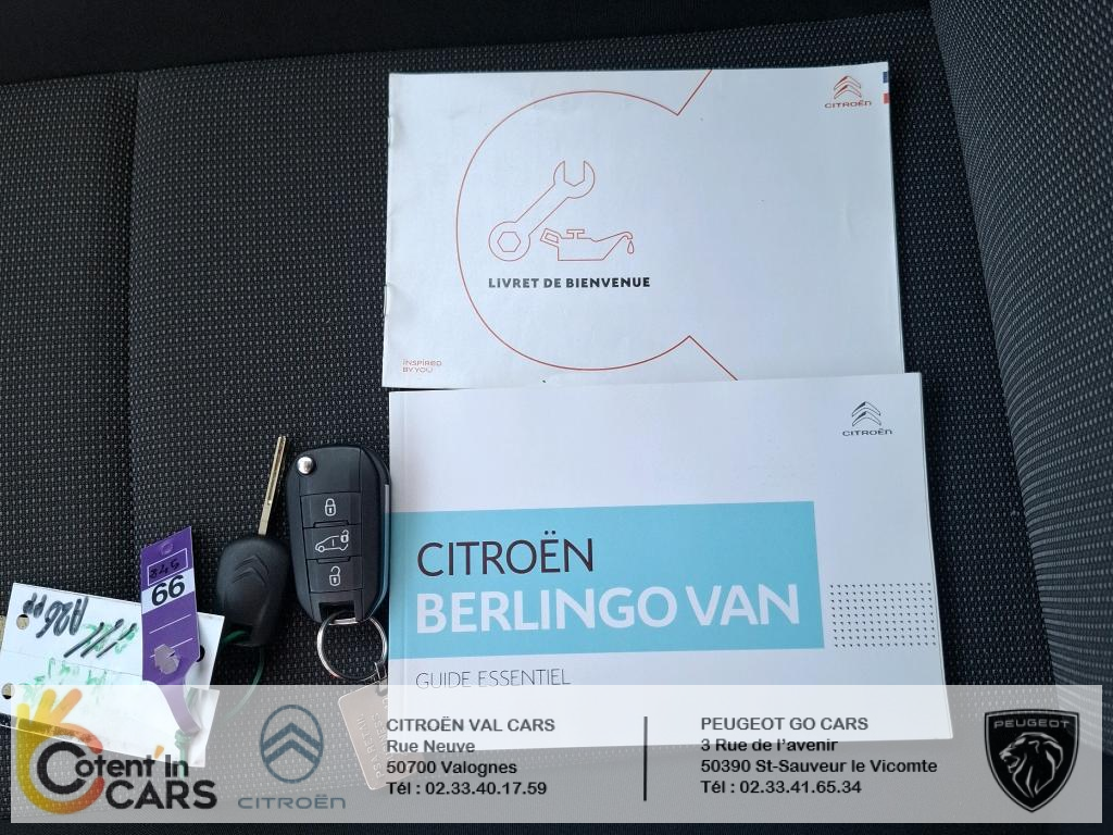 Citroën Berlingo Van (3) M 650kg BlueHDi 75 S&S BVM Club